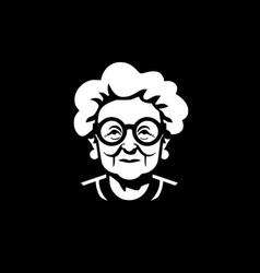 Grandma - Minimalist And Simple Silhouette