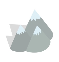 Moutains Sweden Icon Isometric 3d Style