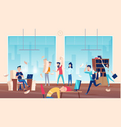 Chaos In Office Unorganized Business Boring