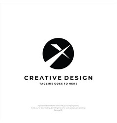 Letter X Logo Design Business Creative