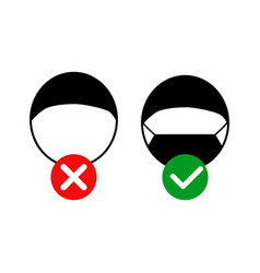 No Entry Without Face Mask Mask Required Icon