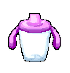 Toddler Sippy Cup Game Pixel Art