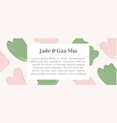 Web Banner Rose Quartz Gua Sha And Jade Scraping