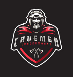 Cavemen Mascot Logo