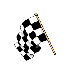 Checkered Race Flag Flat