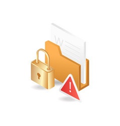 Document Data Security Warning