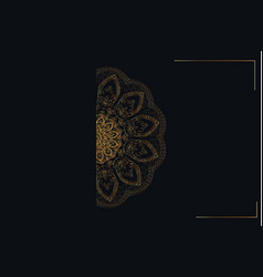 Gold Mandala Background Design