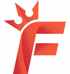 King Of Letter F Logo Design