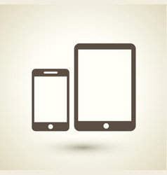 Tablet And Mobile Phone Icon