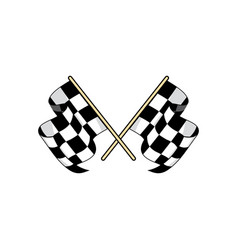 Checkered Race Flag Flat