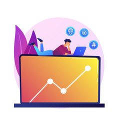 Data Driven Business Model Abstract Concept