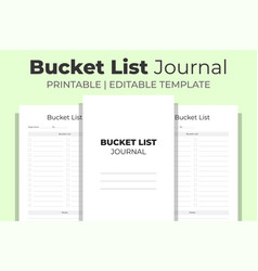 Bucket List Journal Kdp Interior