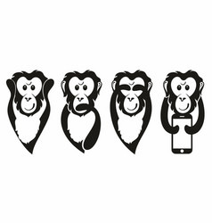 Emoji Monkeys Set