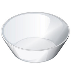 A Clear Glass Bowl