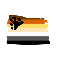 Gay Bear Pride Flag In Format