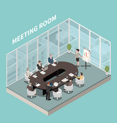 Meeting Room Isometric Interior