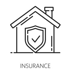 Real Estate Icon Insurance For House Sign