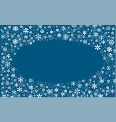 Snowed Border Frame Christmas Background