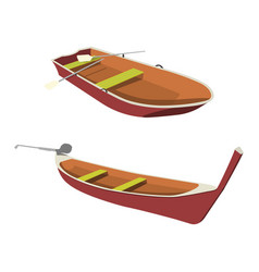 Boat And Pirogue Flat Icon