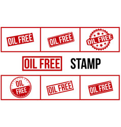 Oil Free Rubber Stamp Set