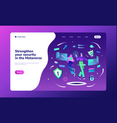 Cybersecurity In Metaverse Landing Page