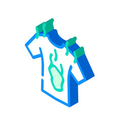 Dirty Clothes Smell Isometric Icon