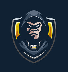 Monkey Wizard Mascot Logo