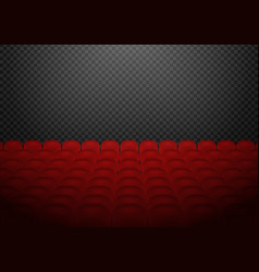 Red Cinema Or Theater Seats Movie Time Rows