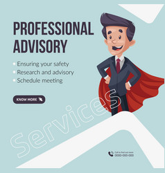 Banner Design Of Professional Advisory