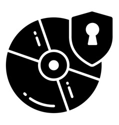 Cd Disc Protection Protection And Security Icons