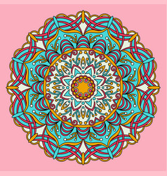 Floral Colorful Mandala Design