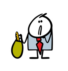 Confused Dissatisfied Man In A Business Suit