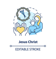 Jesus Christ Concept Icon