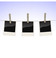 Rain cloud on a clothesline Royalty Free Vector Image