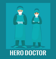 Medical Couple Icu Doctor Hero