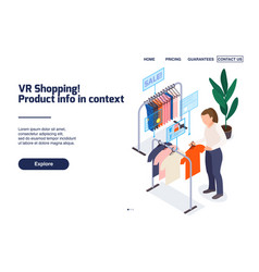 Virtual Reality Shopping Website