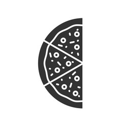 Half Pizza Glyph Icon