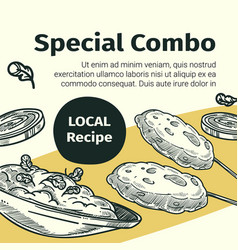 Special Combo Local Recipes Tasty Dishes Banner