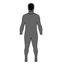 Dive Wetsuit Pictogram