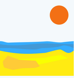 Sun And Sea On The Beach