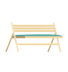 Wooden Comfortable Bench Garden Furniture