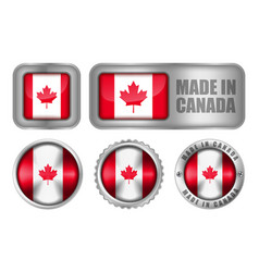 Made In Canada Seal Badge Or Sticker Design