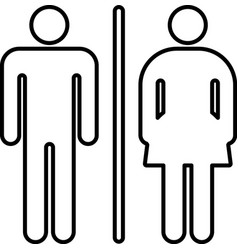 Toilet Man And Woman Sign