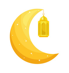 Crescent Moon And Lamp