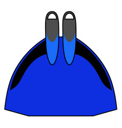 Freediving Monofin Pictogram