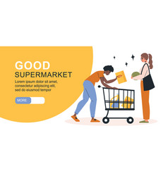 Good Supermarket Horizontal Banner