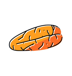 Slice Mandarin Clementine Color Icon