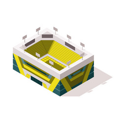 Isometric Sport Arena Exterior Place For Biggest