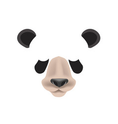 Panda Animal Face Filter Template Video Chat Photo