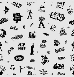 Rap Music Graffiti Street Style -seamless